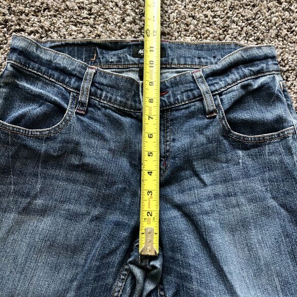 ALLEN B. by Allen Schwartz Jeans 6 Blue Mid Rise Retro Vintage Ankle Zip - Picture 7 of 13